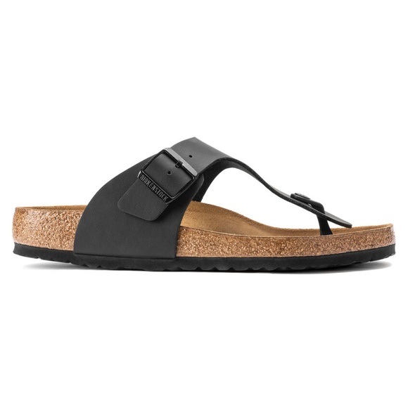NBIB Birkenstock Ramses Black Thong Sandal EU 42 US Ladies 11 Mens 9